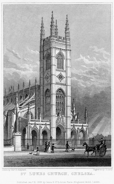 St. Lukes Kirche, Chelsea, London von S. Lacey