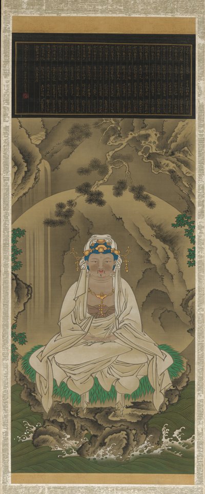 Weißgekleidete Kannon, 1823 von Sakai Hoitsu