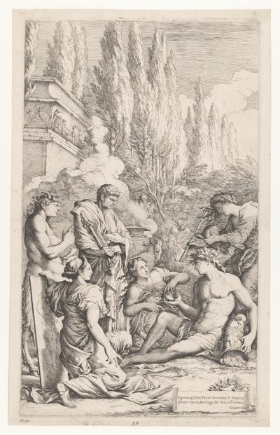 Der Genius von Salvator Rosa von Salvator Rosa