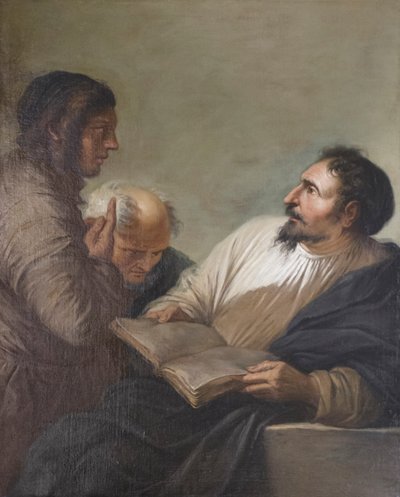 Platons Akademie, ca. 1650 von Salvator Rosa