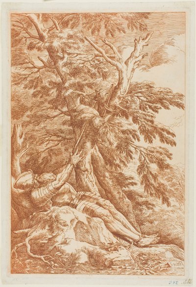 Heiliger Wilhelm von Maleval von Salvator Rosa
