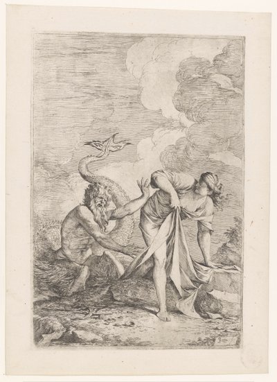 Scylla flieht vor Glaucus von Salvator Rosa