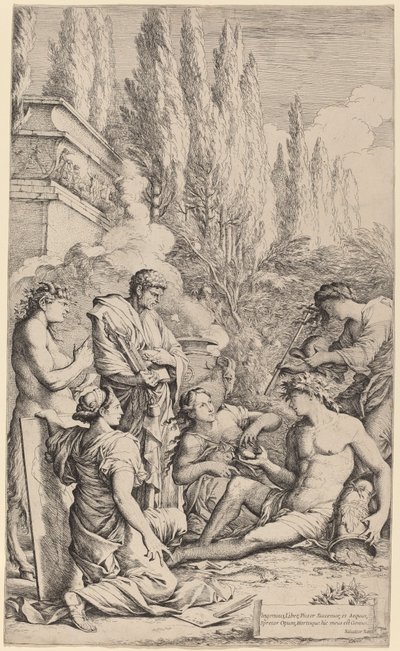 Der Genius von Salvator Rosa von Salvator Rosa