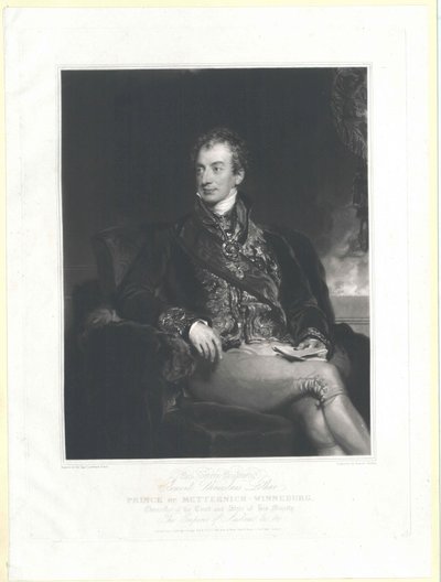 Clement Wenzel Lothar Fürst von Metternich-Winneburg von Samuel Cousins