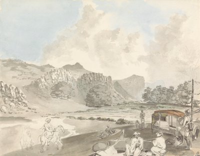 In Indien, auf dem Marsch von Samuel Davis