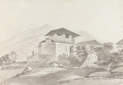 In der Nähe von Tassisudon [Tashicho Dzong] von Samuel Davis