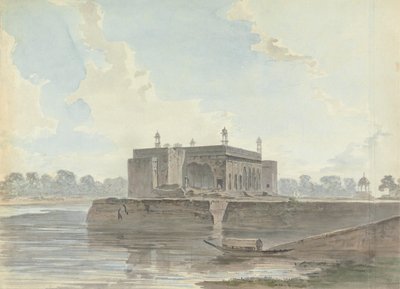Ruinenpalast an einem Fluss von Samuel Davis