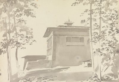 Der Tempel von Wangdutse von Samuel Davis