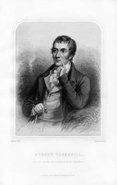 Robert Tannahill, schottischer Dichter von Samuel Freeman
