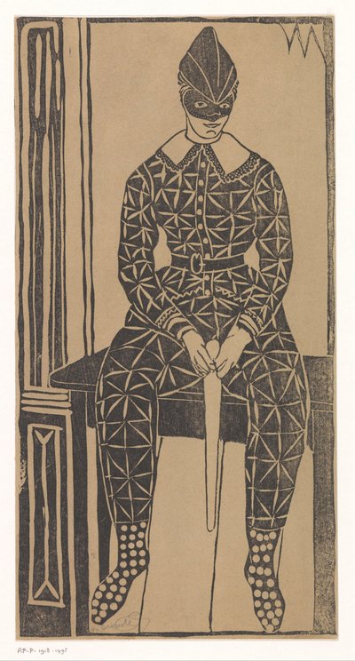 Harlekin von Samuel Jessurun de Mesquita (signed by artist)