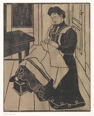 Näherin von Samuel Jessurun de Mesquita (signed by artist)