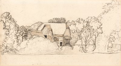 Eine alte Scheune in Shoreham von Samuel Palmer
