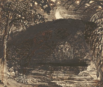 Mondaufgang von Samuel Palmer