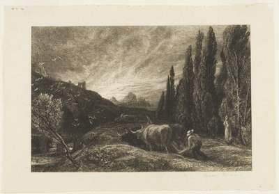 Der frühe Pflüger von Samuel Palmer