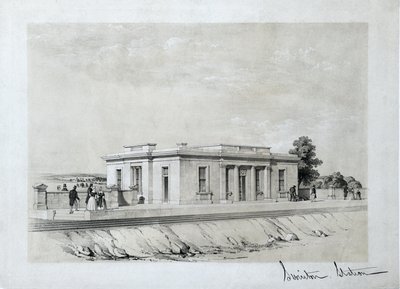 Swinton Station, ca. 1840 von Samuel Russell