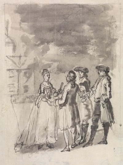 Die Theaterbesucher von Samuel Wale
