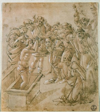 Die Auferweckung des Sohnes des Theophilus von Sandro Botticelli