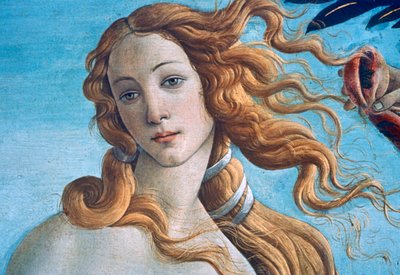 Die Geburt der Venus (Detail), ca. 1485 von Sandro Botticelli