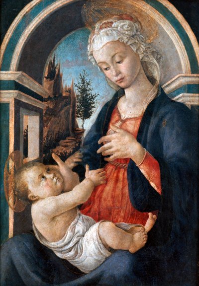 Jungfrau und Kind, ca. 1444-1510 von Sandro Botticelli
