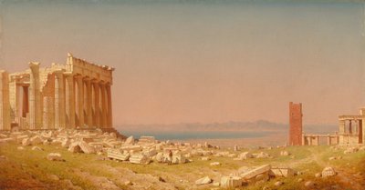 Ruinen des Parthenon von Sanford Robinson Gifford