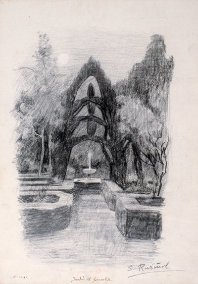 Gärten des Generalife von Santiago Rusiñol