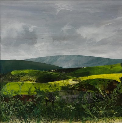 Landschaft von Somerset, 2023 von Sarah Thompson Engels