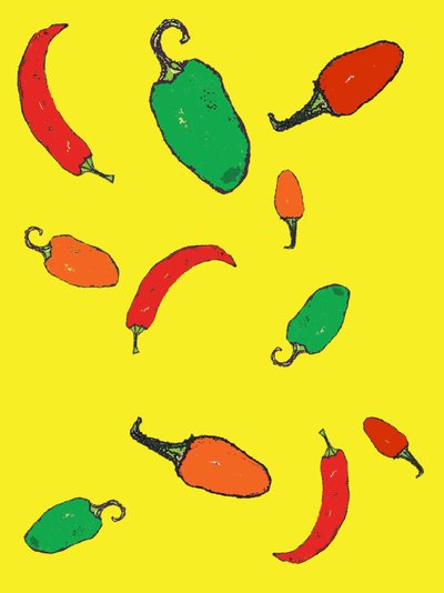 Chillies 2012 von Sarah Thompson Engels