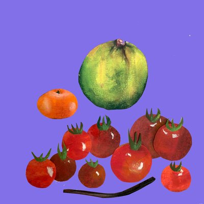 Obst und Gemüse von Sarah Thompson Engels