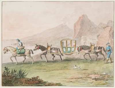 Reise im Sänftestuhl von Saverio della Gatta