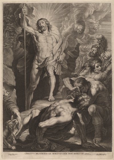 Die Auferstehung von Schelte Adams Bolswert after Sir Peter Paul Rubens