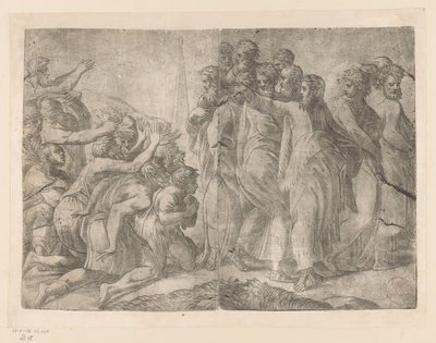 Christus heilt Aussätzige von Schiavone