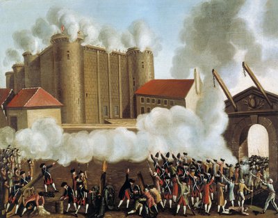 Eroberung der Bastille, Paris von School French