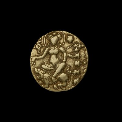 Gupta-Münze, 375-415 n. Chr. (Gold) von School Indian