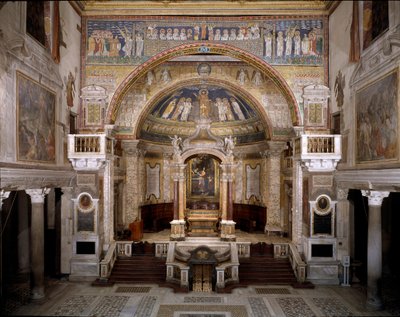 Innenansicht der Basilika von School Italian