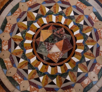 Markusdom, Kirche, Bodenmosaik von School Italian