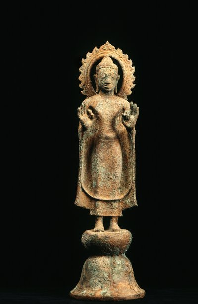Buddha, Davaravati-Periode (Bronze) von School Thai