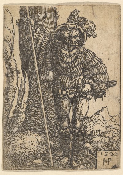 Ein Landsknecht von Sebald Beham