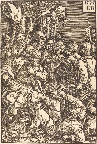 Christus gefangen genommen von Sebald Beham
