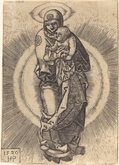 Madonna auf dem Halbmond von Sebald Beham