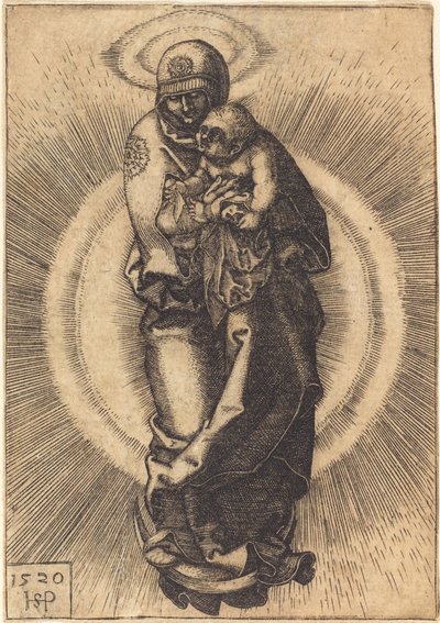 Madonna auf dem Halbmond von Sebald Beham