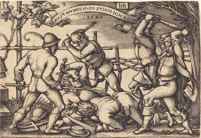 Der Bauernkampf von Sebald Beham