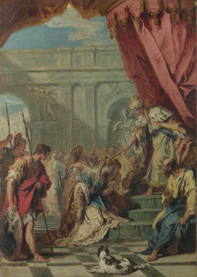 Esther vor Ahasver, ca. 1730 von Sebastiano Ricci