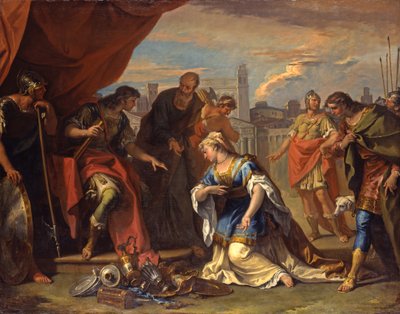 Die Enthaltsamkeit des Scipio, ca. 1708-1710 von Sebastiano Ricci