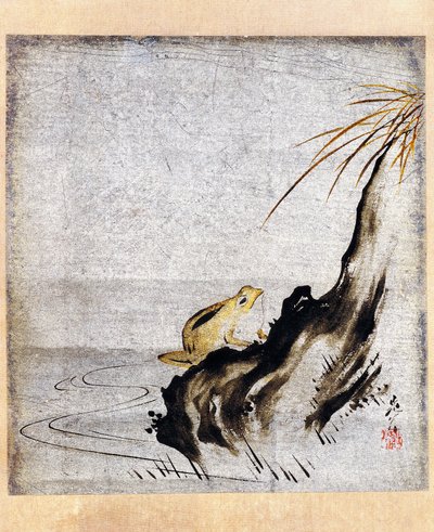 Frosch im Teich von Shibata Zeshin
