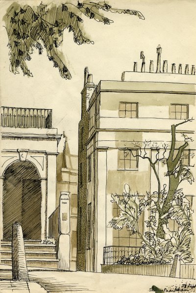 Georgianische Häuser, London von Shirley Markham