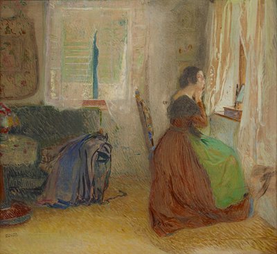 Zimmer in einem alten Forsthaus von Sigmund Walter Hampel