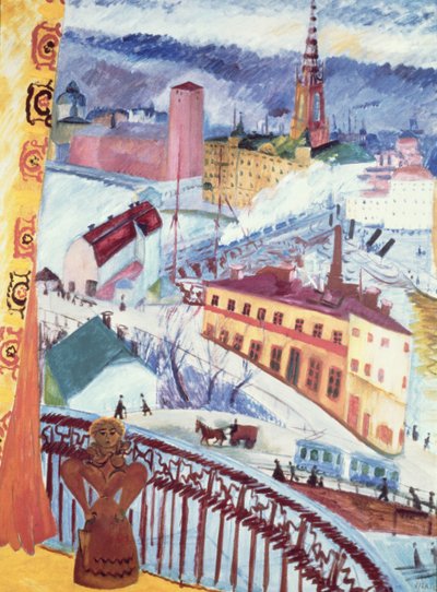Blick auf Slussen von Sigrid Hjerten