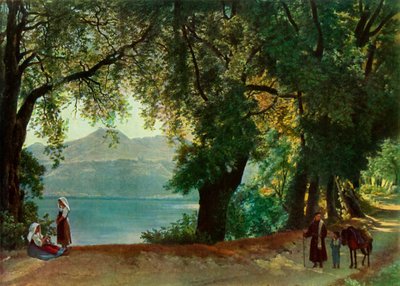 Der Nemisee bei Rom, 1820er, 1965 von Sil