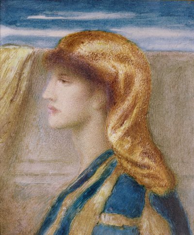 Der goldene Kopfschmuck von Simeon Solomon