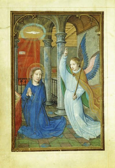 Verkündigung, 1520er Jahre von Simon Bening